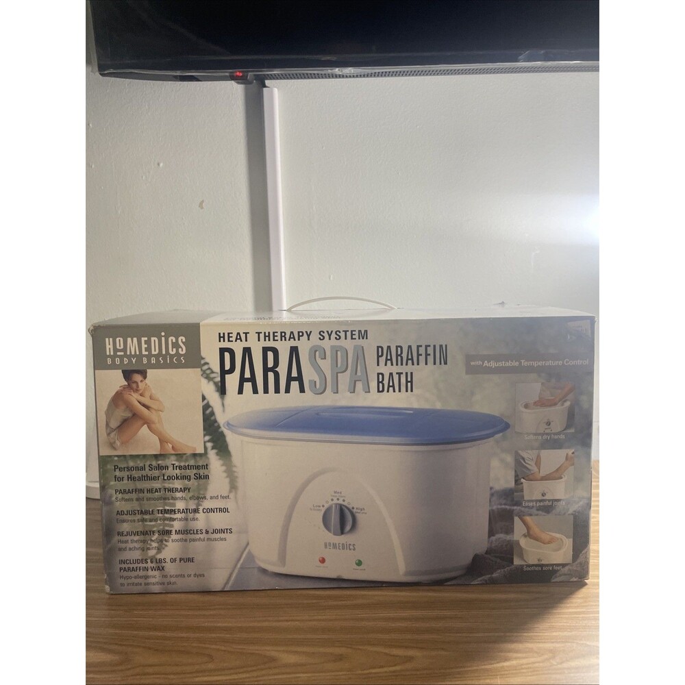 Homedics Body Basics ParaSpa Paraffin Bath PAR-200 New